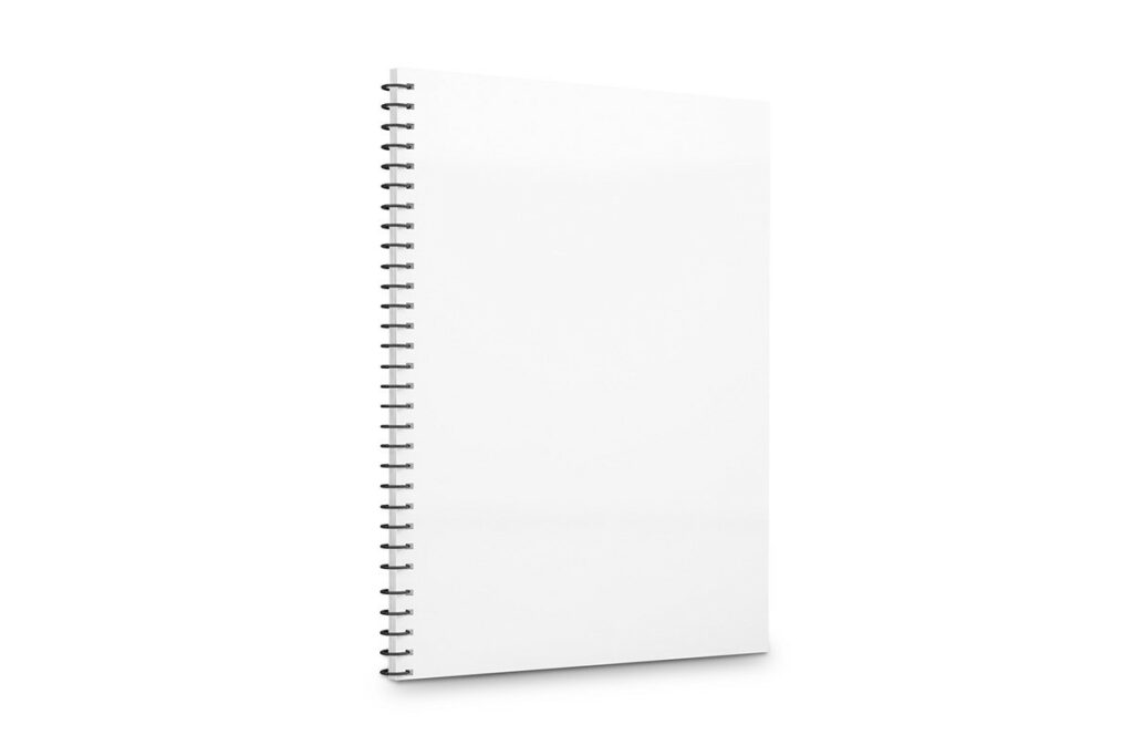 digital report book cover mockup generator template psd online