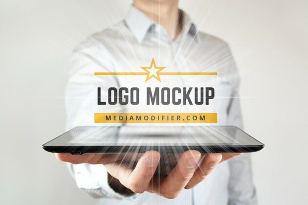 creative-3d-logo-hologram-display-effect-free-logo-mockup-generator-template