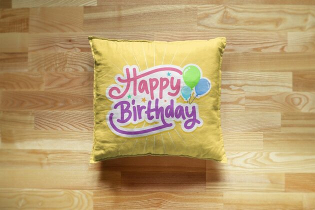 realistic-pillow-on-wood-floor-mockup-generator-free
