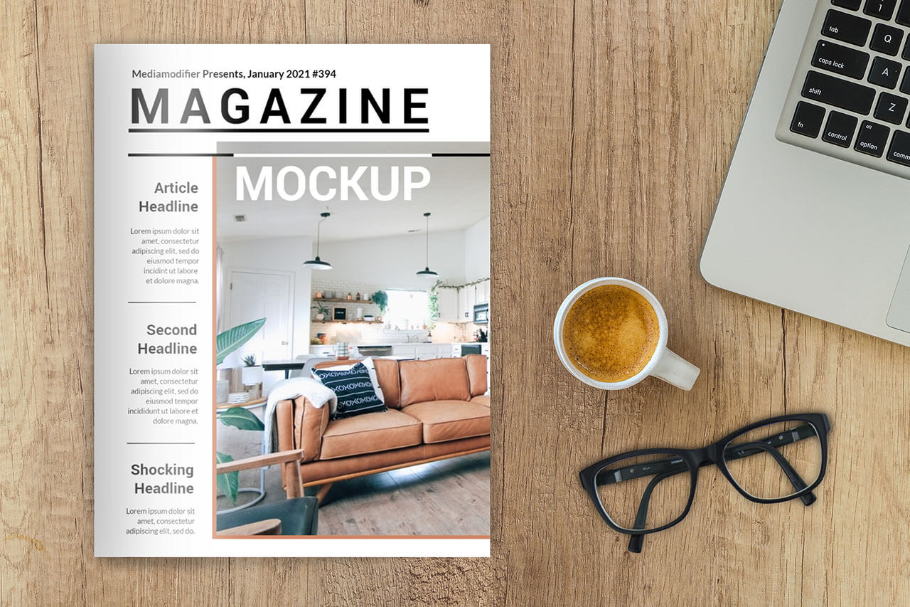10-mockup-of-a-magazine-lying-on-wood-desk