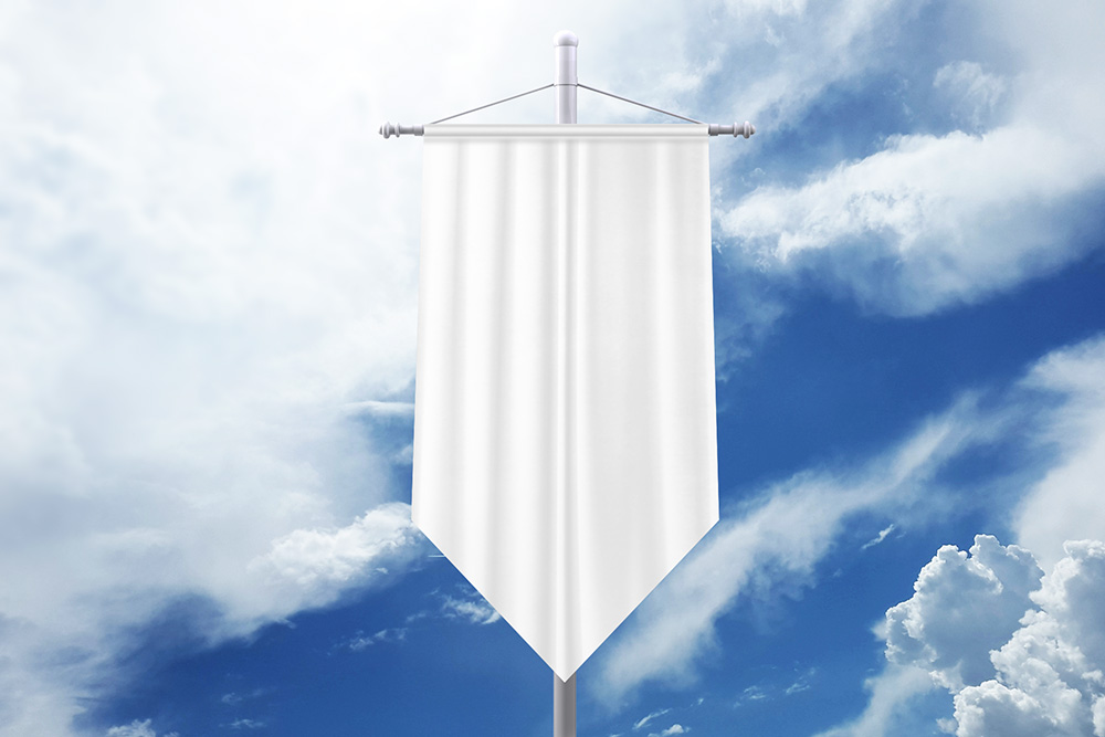 20-pennant-flag-pole-mockup-generator