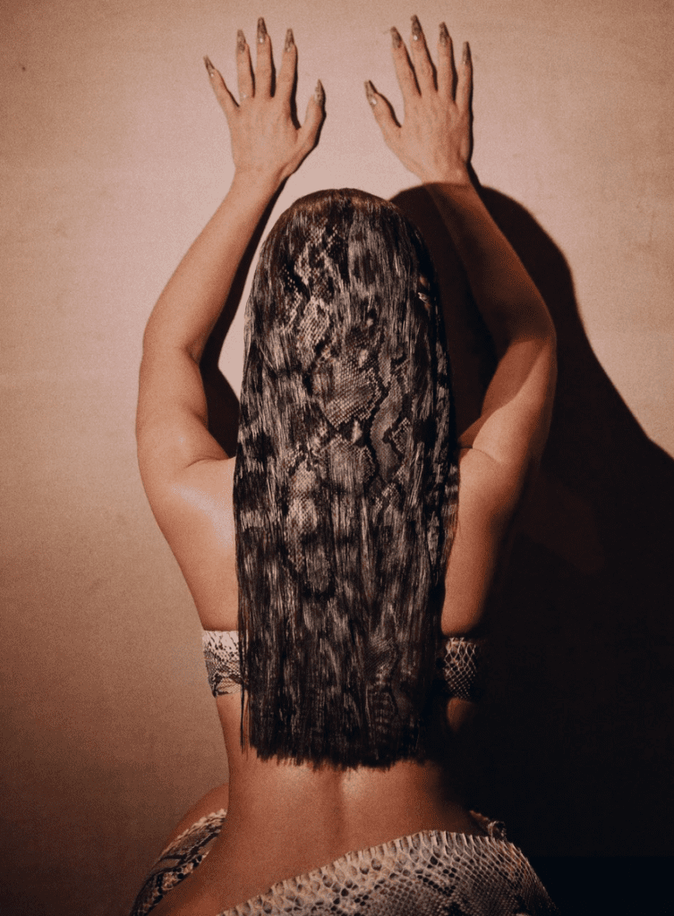 Kim Kardashian nails in hair photoshop fail